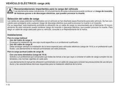 2019-2020 Renault Kangoo Z.E. Owner's Manual | Spanish