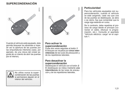 2019-2020 Renault Kangoo Z.E. Owner's Manual | Spanish