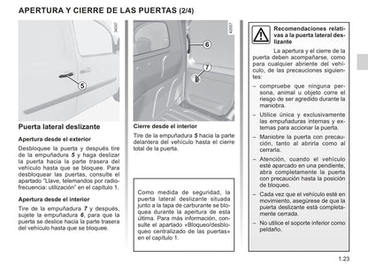 2019-2020 Renault Kangoo Z.E. Owner's Manual | Spanish