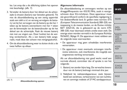 2014-2015 Fiat Freemont Bedienungsanleitung | Niederländisch