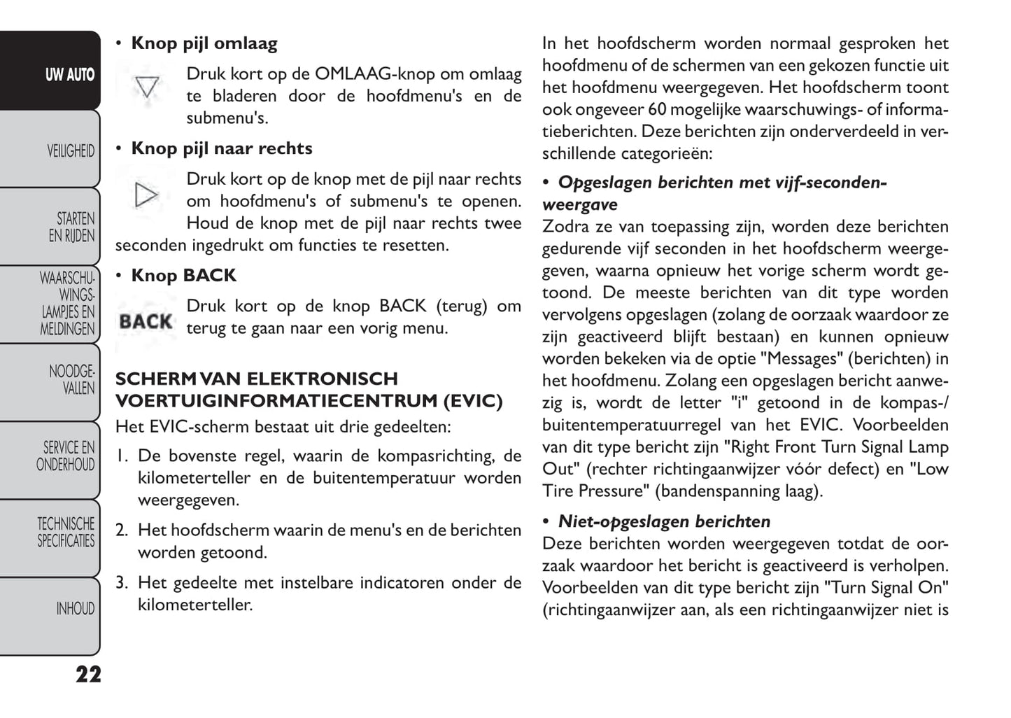 2014-2015 Fiat Freemont Bedienungsanleitung | Niederländisch