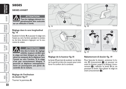 2008-2016 Abarth 500 Owner's Manual | French