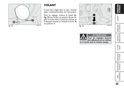 2008-2016 Abarth 500 Owner's Manual | French