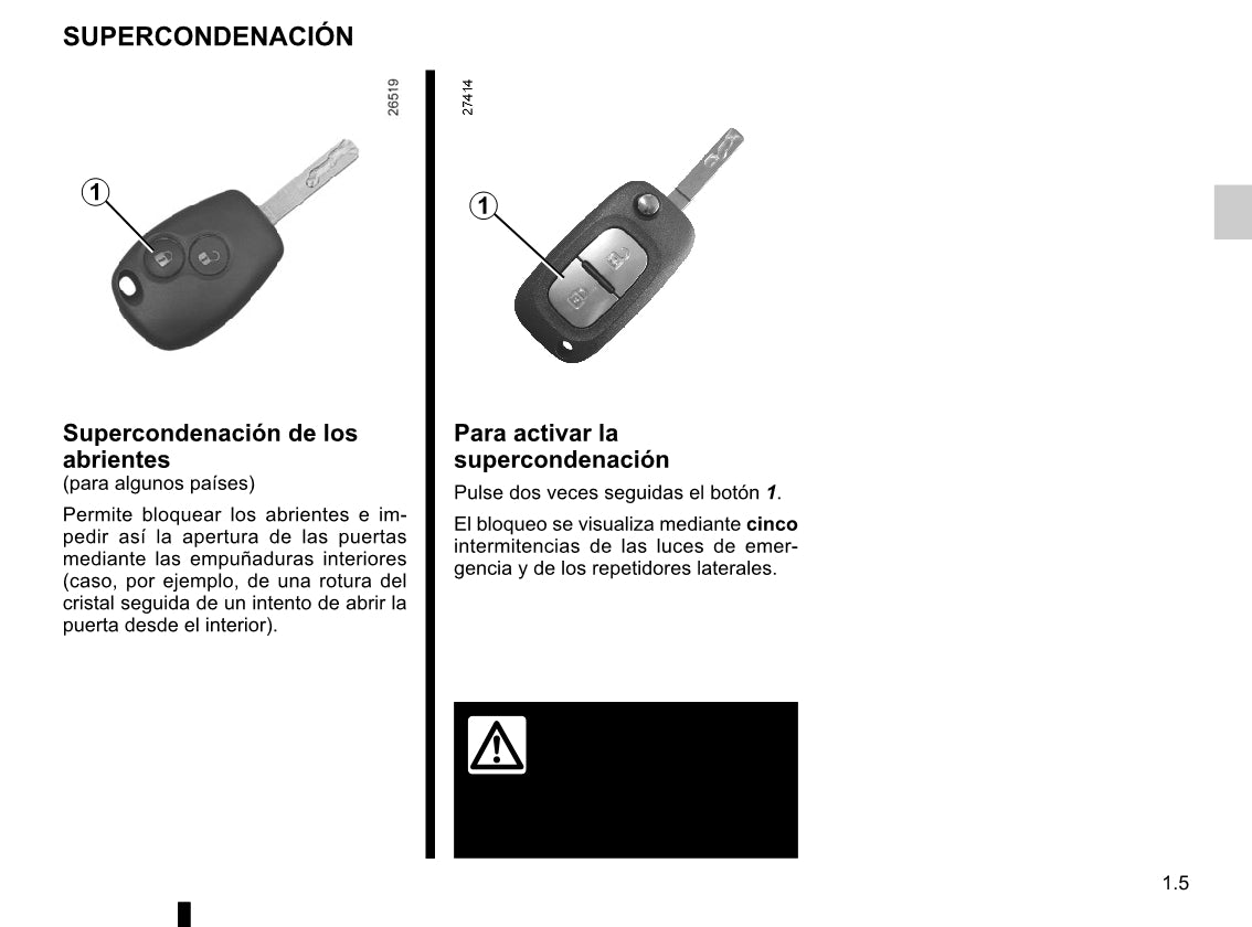 2011-2012 Renault Wind Owner's Manual | Spanish