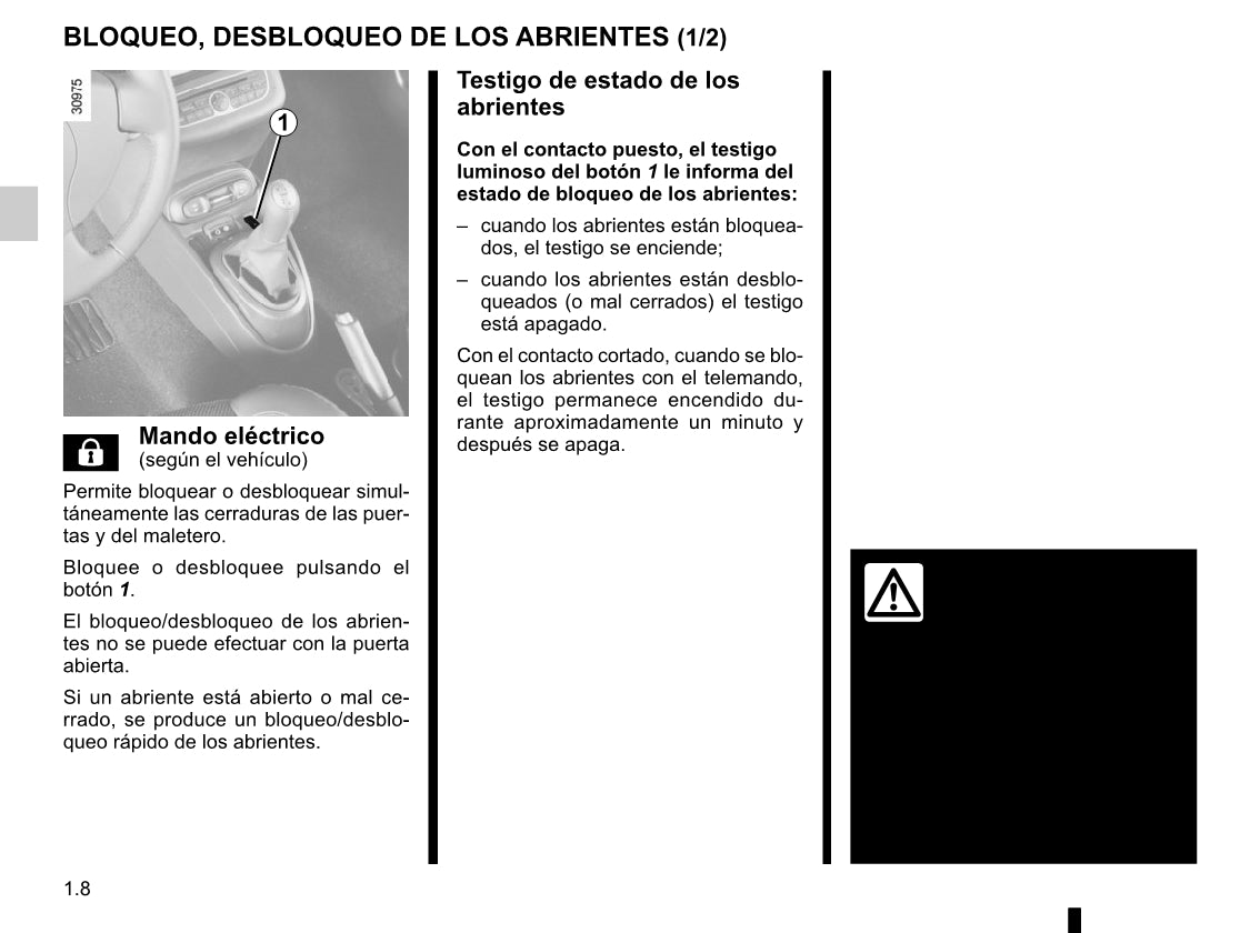 2011-2012 Renault Wind Owner's Manual | Spanish