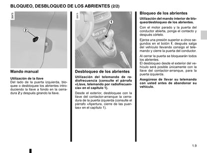 2011-2012 Renault Wind Owner's Manual | Spanish