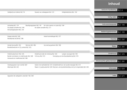 2020-2021 Honda Jazz Hybrid Owner's Manual | Dutch