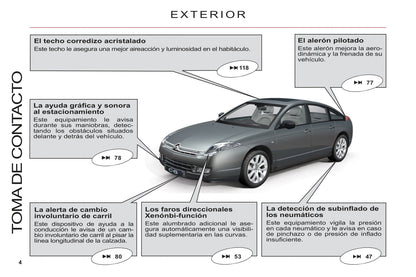 2011-2012 Citroën C6 Gebruikershandleiding | Spaans