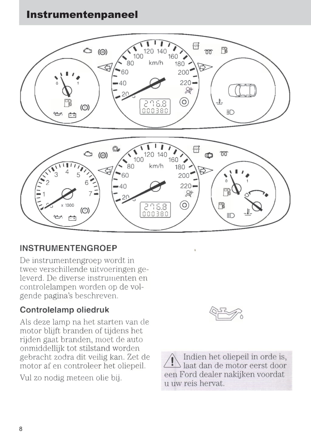 1999-2002 Ford Fiesta Bedienungsanleitung | Niederländisch