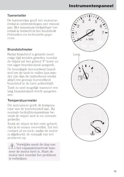 1999-2002 Ford Fiesta Bedienungsanleitung | Niederländisch