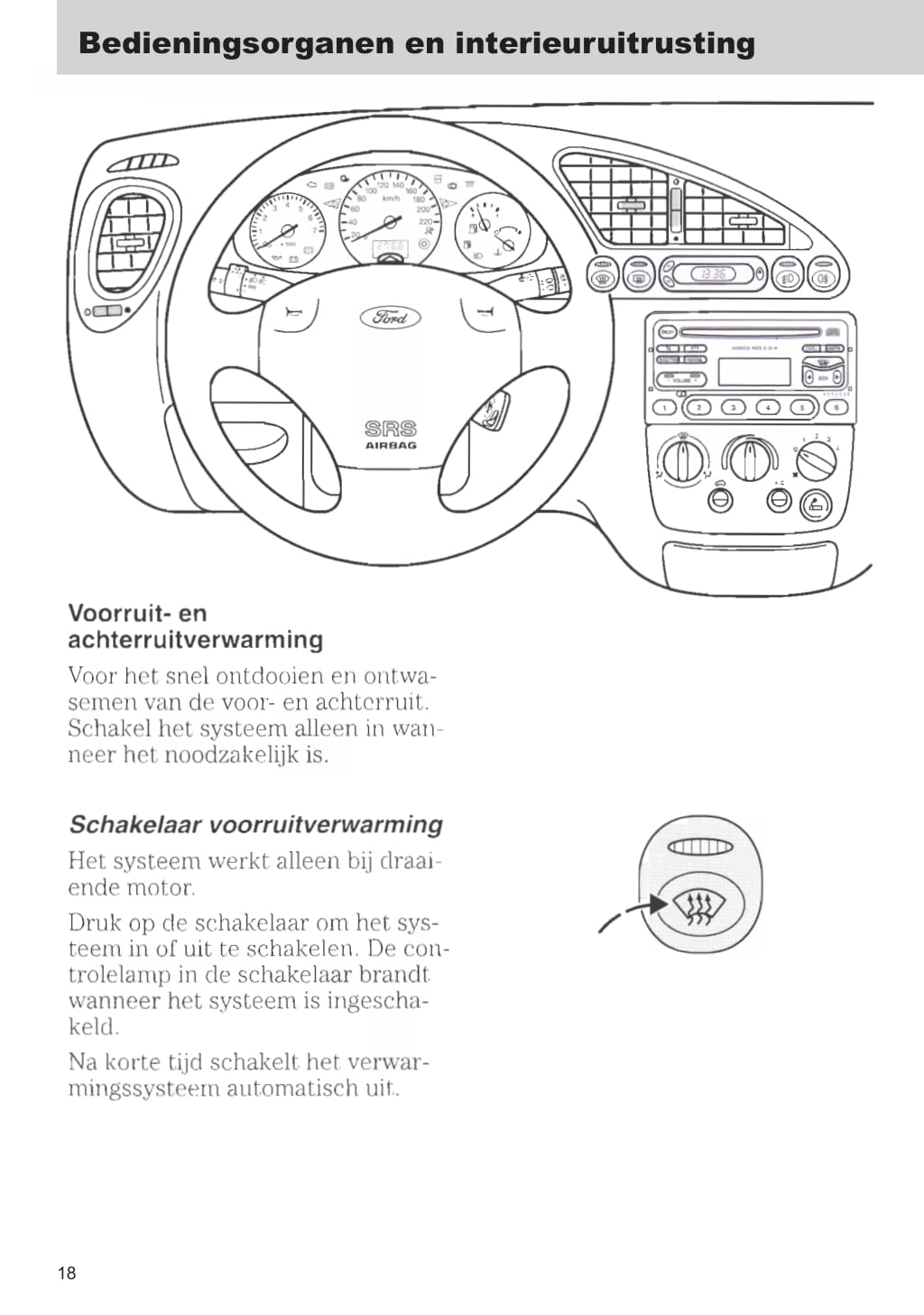 1999-2002 Ford Fiesta Bedienungsanleitung | Niederländisch