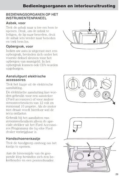 1999-2002 Ford Fiesta Bedienungsanleitung | Niederländisch