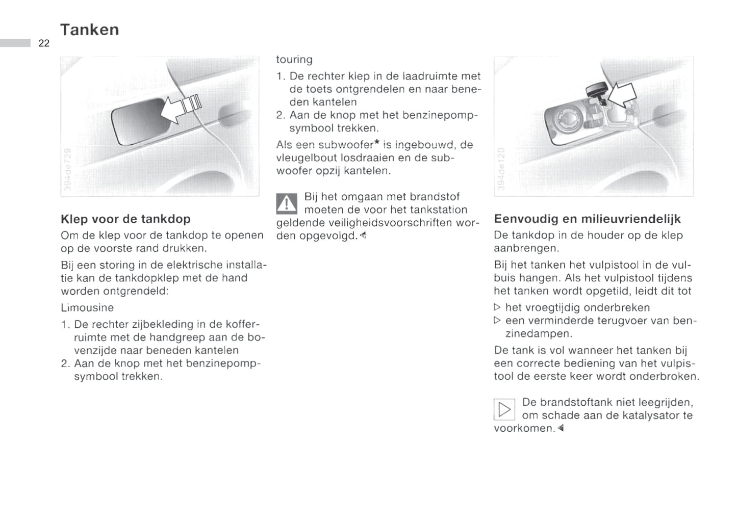 2001-2002 BMW 5 Series/5 Series Touring Owner's Manual | Dutch