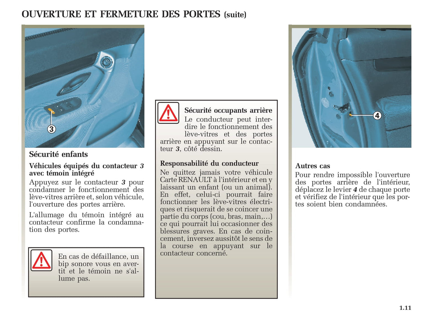 2005-2006 Renault Vel Satis Owner's Manual | French