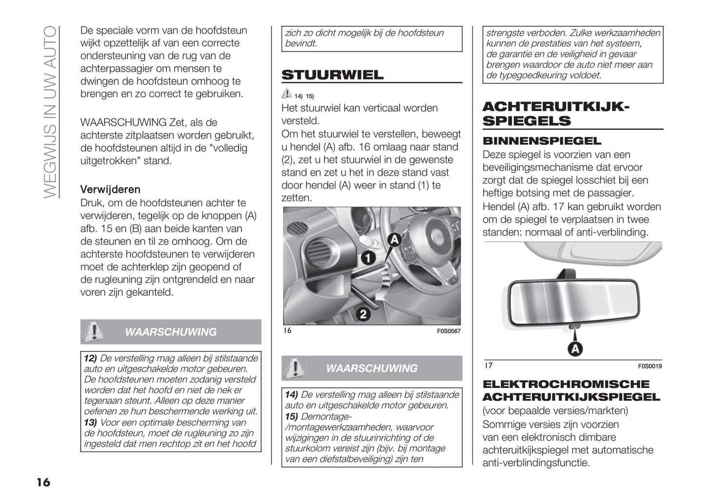 2020 Fiat 500 Hybrid/500C Hybrid Owner's Manual | Dutch