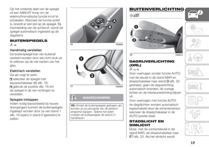 2020 Fiat 500 Hybrid/500C Hybrid Owner's Manual | Dutch