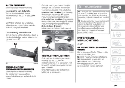 2020 Fiat 500 Hybrid/500C Hybrid Owner's Manual | Dutch