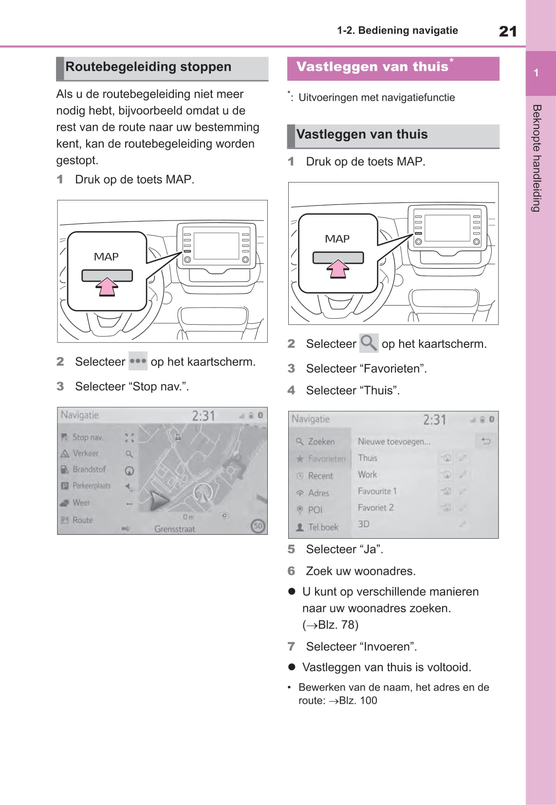 Toyota Navigatiesysteem Handleiding 2020