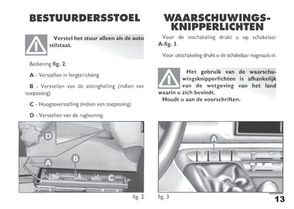 1998-1999 Fiat Scudo Bedienungsanleitung | Niederländisch