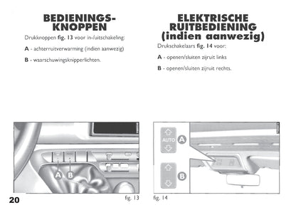 1998-1999 Fiat Scudo Bedienungsanleitung | Niederländisch