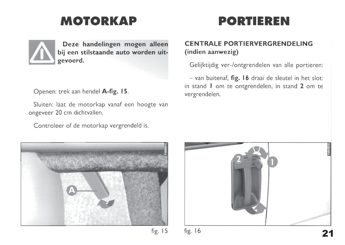 1998-1999 Fiat Scudo Bedienungsanleitung | Niederländisch