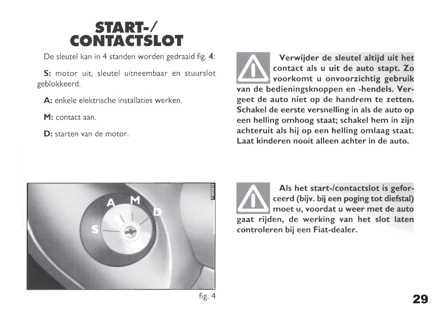 1998-1999 Fiat Scudo Bedienungsanleitung | Niederländisch