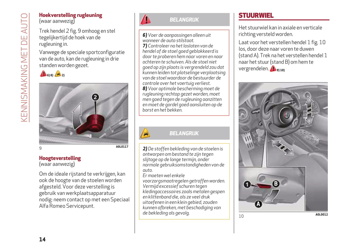 2013-2023 Alfa Romeo 4C Gebruikershandleiding | Nederlands