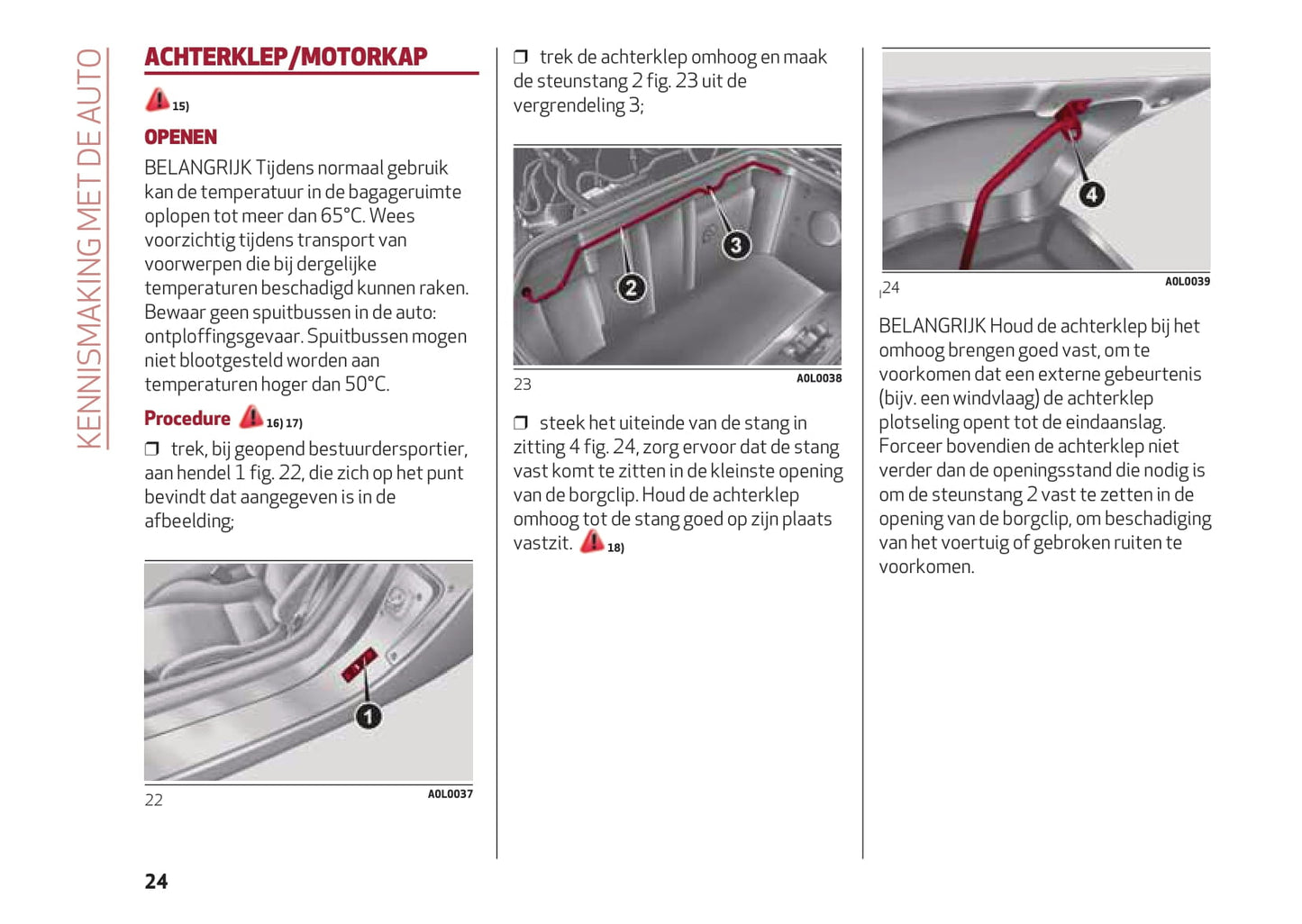 2013-2023 Alfa Romeo 4C Gebruikershandleiding | Nederlands