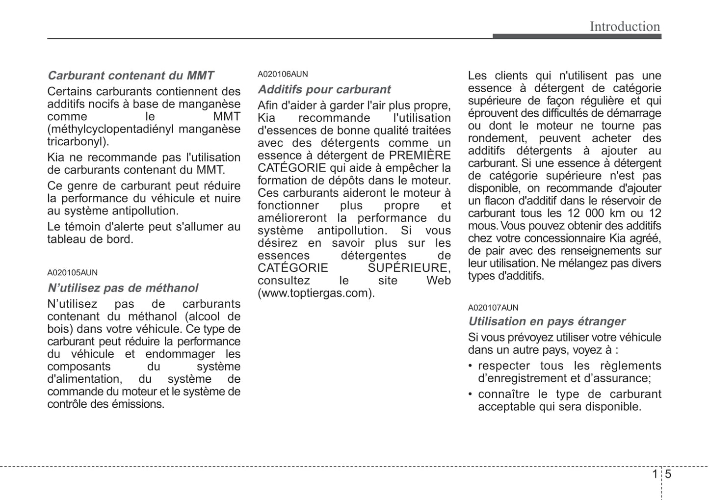 2016 Kia Sportage Owner's Manual | French