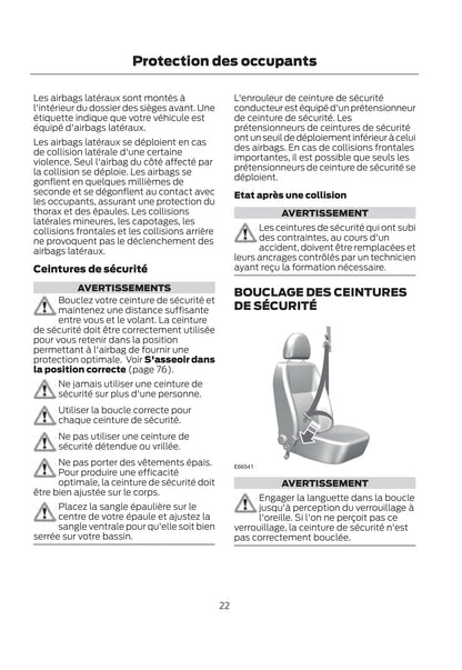 Ford Tourno Connect / Transit Connect Guide d'utilisation 2007 - 2014