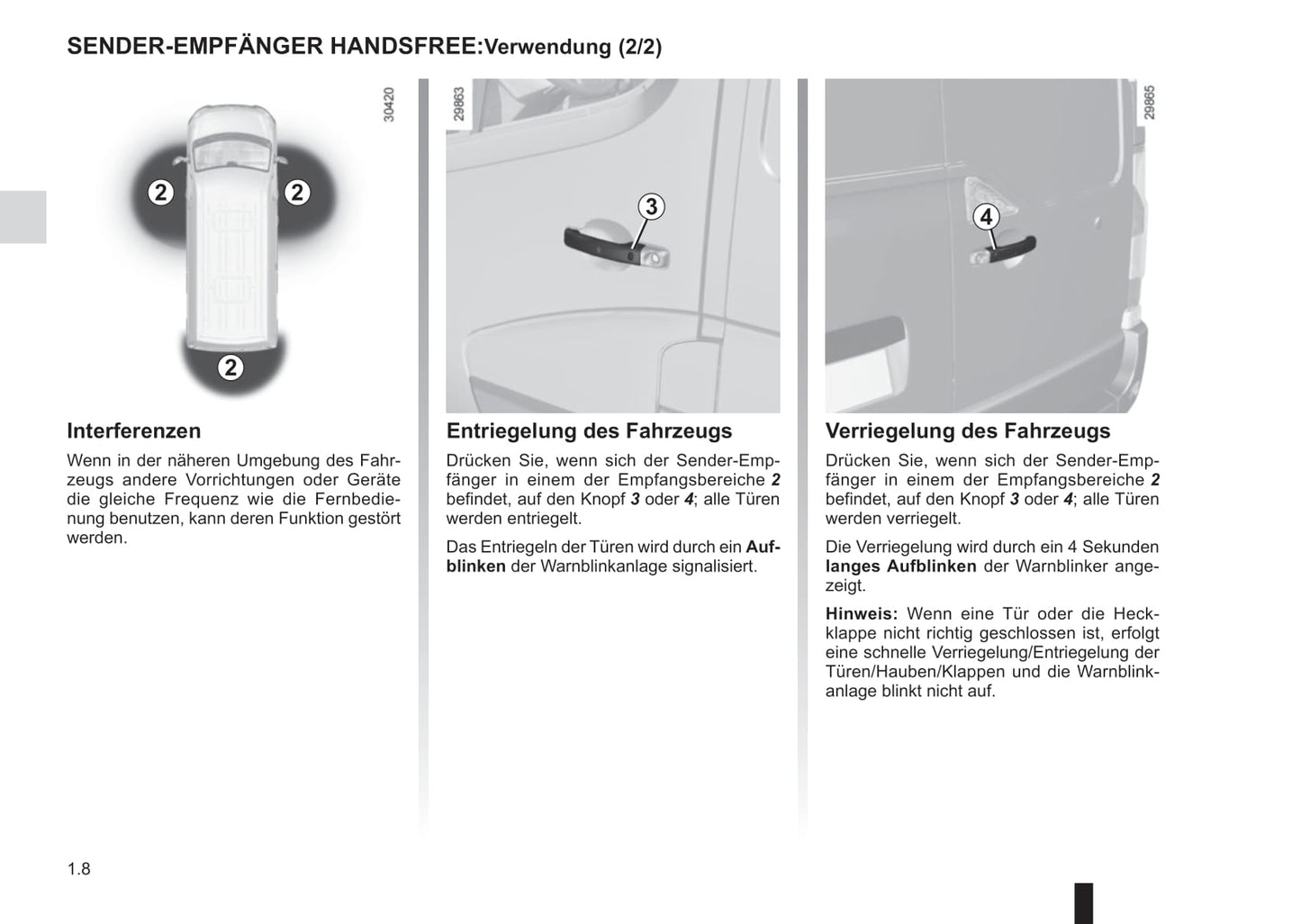 2016-2017 Renault Master Owner's Manual | German