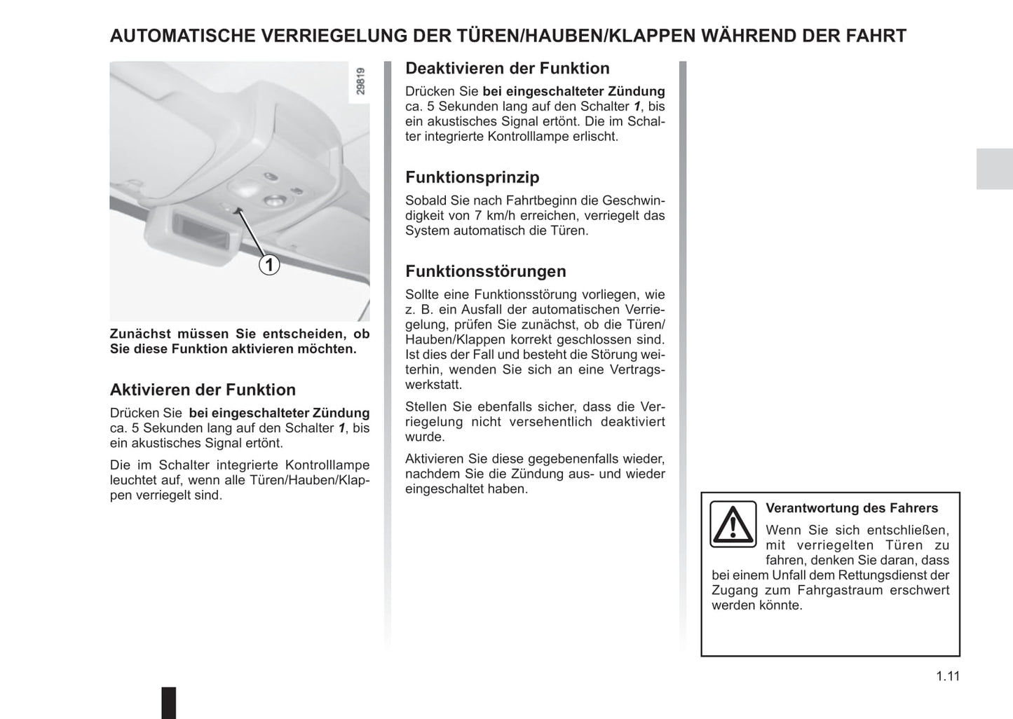 2016-2017 Renault Master Owner's Manual | German