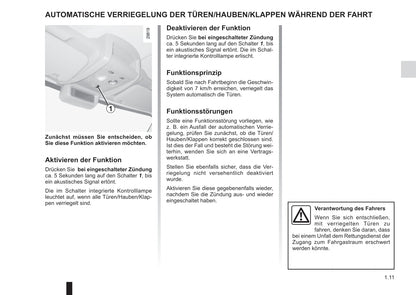 2016-2017 Renault Master Owner's Manual | German