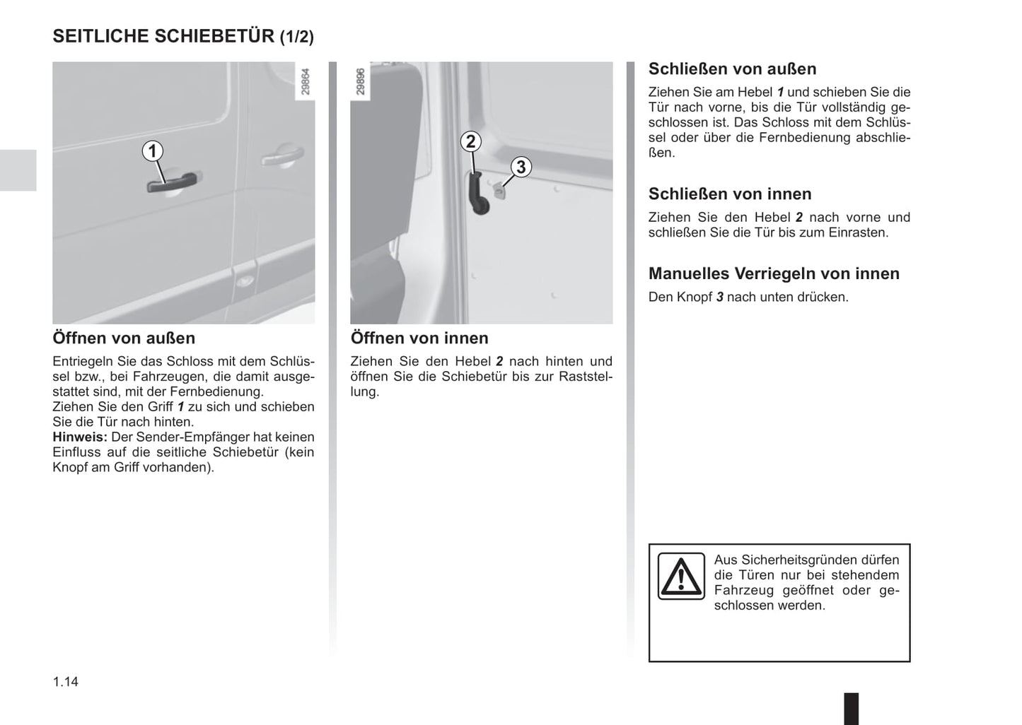 2016-2017 Renault Master Owner's Manual | German