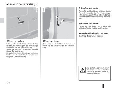 2016-2017 Renault Master Owner's Manual | German