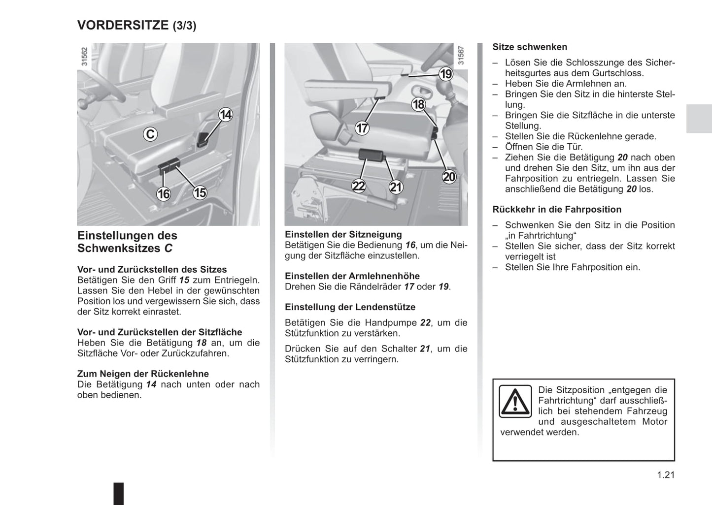 2016-2017 Renault Master Owner's Manual | German