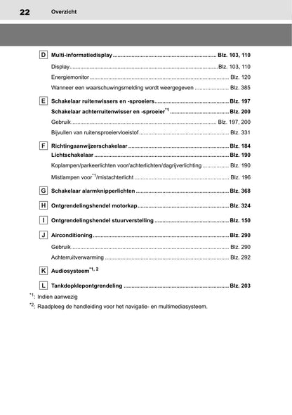 2020-2021 Toyota Yaris Hybrid Owner's Manual | Dutch