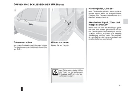 2012-2013 Renault Modus/Grand Modus Owner's Manual | German