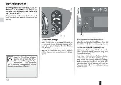 2012-2013 Renault Modus/Grand Modus Owner's Manual | German