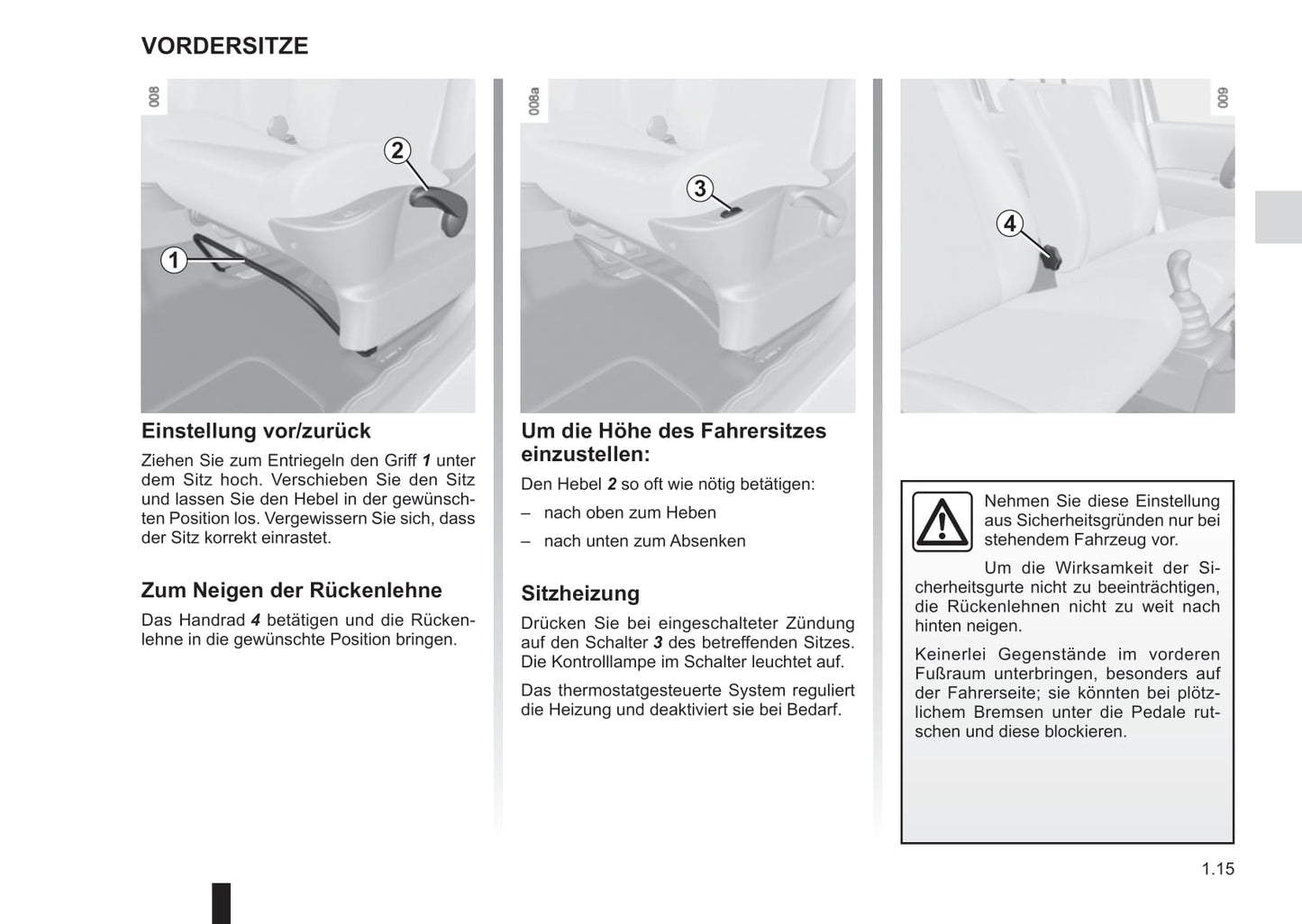 2012-2013 Renault Modus/Grand Modus Owner's Manual | German