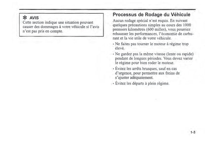 2000-2003 Kia Rio Manuel du propriétaire | Français