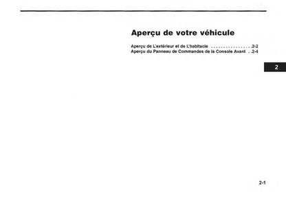 2000-2003 Kia Rio Manuel du propriétaire | Français