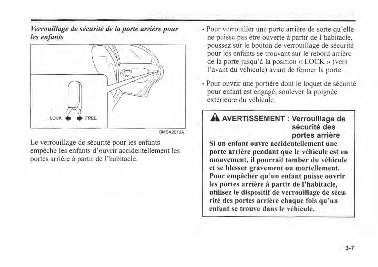 2000-2003 Kia Rio Manuel du propriétaire | Français