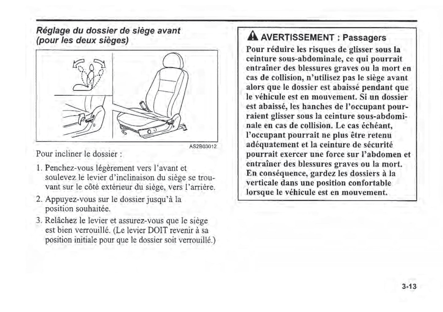 2000-2003 Kia Rio Manuel du propriétaire | Français