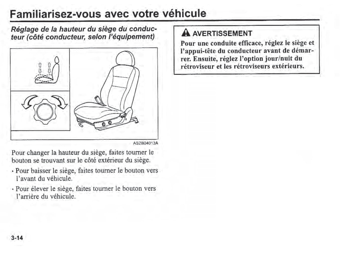 2000-2003 Kia Rio Manuel du propriétaire | Français