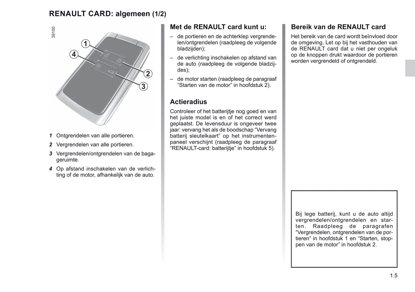 2021-2022 Renault Koleos Owner's Manual | Dutch