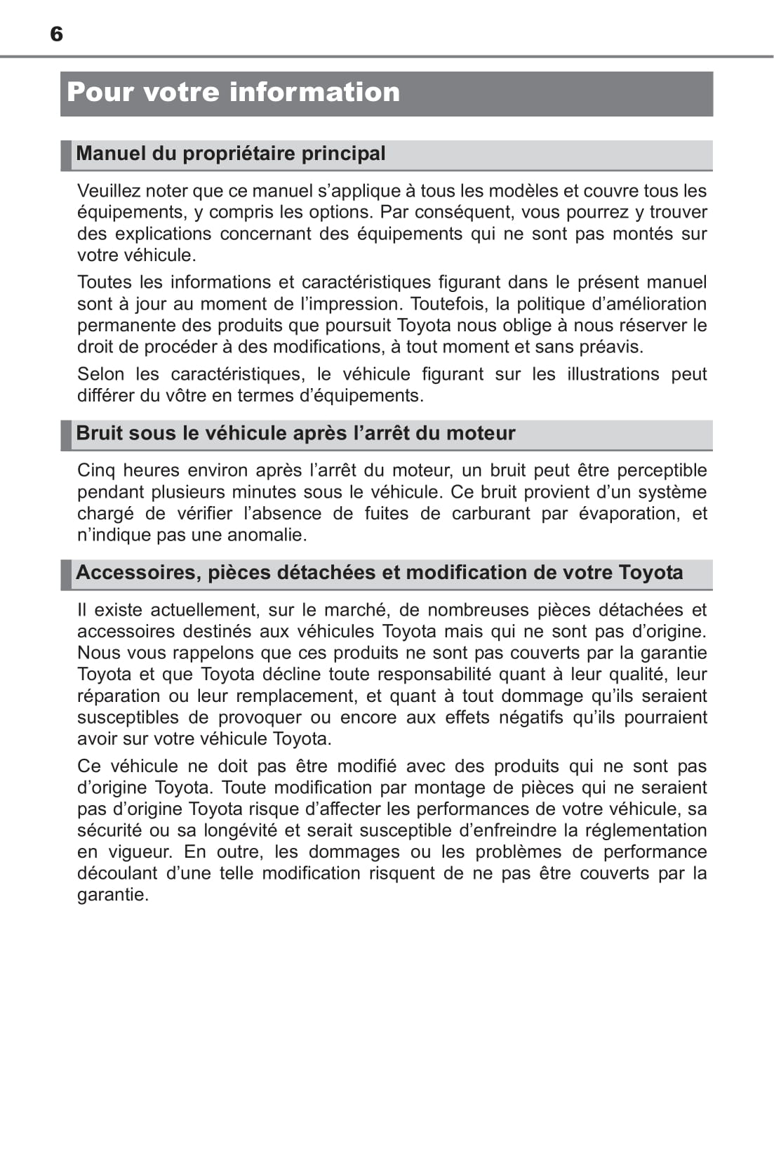 2015 Toyota Yaris/Yaris Hatchback Owner's Manual | French