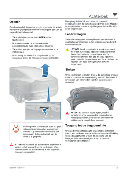 2020 Tesla Model 3 Manuel du propriétaire | Néerlandais