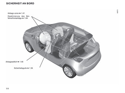 2019-2020 Renault Zoe Bedienungsanleitung | Deutsch