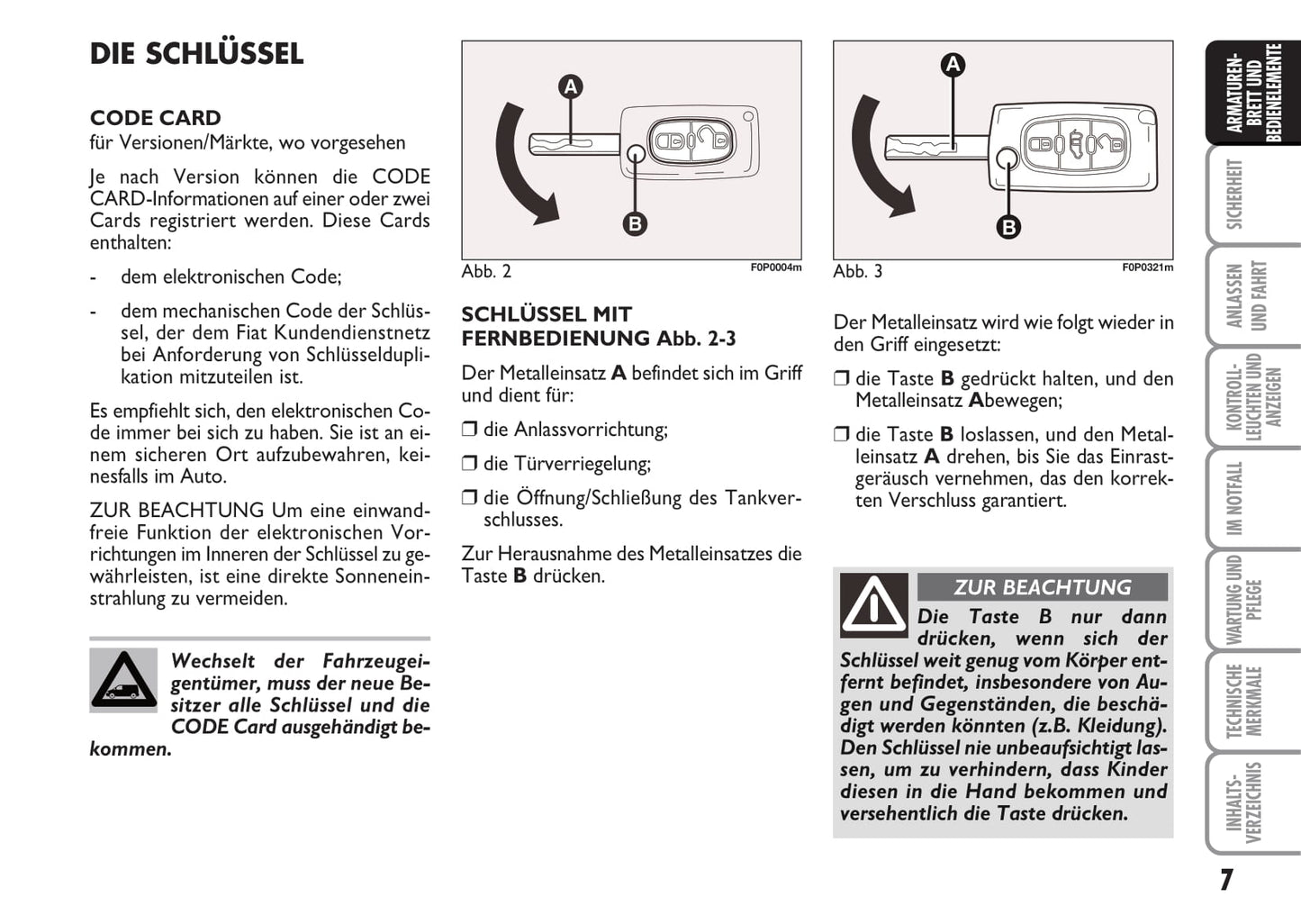 2012-2013 Fiat Scudo Bedienungsanleitung | Deutsch